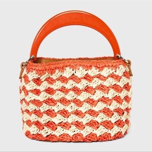 NWT Cute Raffia Bag